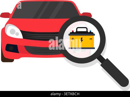 Keep your car running smoothly with expert tips on battery health, testing, and replacement for reliable starts. Stock Vector