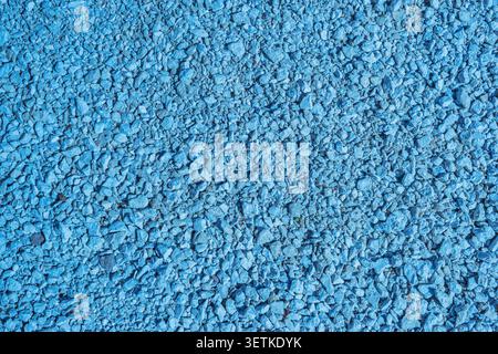 Splitt, viele kleine blaue Steine | crushed stones, many small stones, blue color Stock Photo