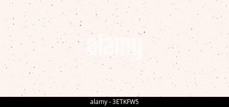 Craft cream grainy paper seamless background. Light beige dotted speckle texture. Vintage ecru repeating wallpaper. Recycled surface backdrop with specks, flecks, particles. Vector off white kraft bg Stock Vector