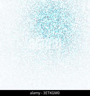 Creative tech halftone circles artwork designed for wallpapers, digital campaigns, and printable graphic layouts. Stock Vector