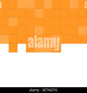 Decorative raised block pattern illustration for marketing layouts, creative layouts, and modern visual branding. Stock Vector