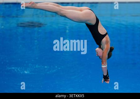 02 May, 2026. Beijing, China. Anna Konanykhina of Russia competes in the Women's 10m Platform Semifinal during day two of the World Aquatics Diving World Cup - Super Final at National Aquatics Center on May 2, 2026 in Beijing, China. Credit : John Nacion / Ģ����ý Live News Stock Photo