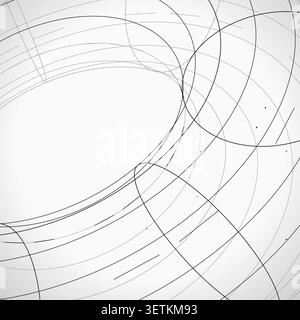 Wire Torus vector background with crisp scalable linework for microstock and commercial design projects. Stock Vector