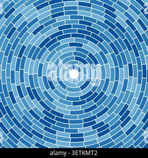 Simple solid cells. Segments centered. Large padding. Abstract pattern. Vibrant vector image. Stock Vector