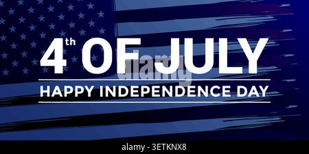 USA anniversary 250 years happy Independence Day vector illustration Stock Vector