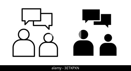 Communication icon Illustration Eps10 for web or app. Stock Vector