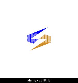Letter S Monogram Logo Vector Design. S icon Vector Stock Vector