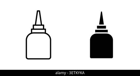 Glue icon Illustration Eps10 for web or app. Stock Vector