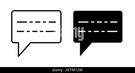 Subtitles icon Illustration Eps10 for web or app. Stock Vector