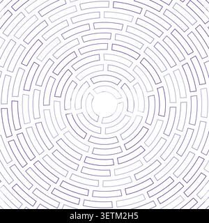 Segments centered. Large padding. Heavy weight. Simple cells outline. Abstract pattern. Amazing vector image. Stock Vector