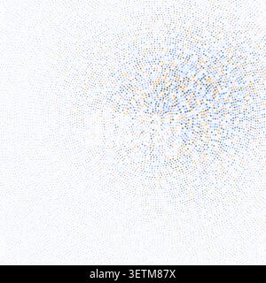 Tech Halftone Circles vector background with minimal abstract composition for microstock and commercial design projects. Stock Vector
