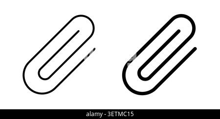 Clip icon Illustration Eps10 for web or app. Stock Vector