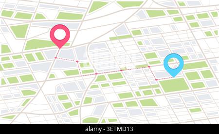 We have moved new office icon location. Address move change location announcement business home map. New pin location. Isometric vector illustration Stock Vector