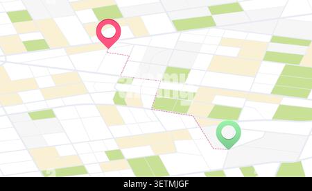 New pin location. We have moved new office icon location. Address move change location announcement business home map. Isometric vector illustration Stock Vector