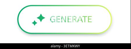 Futuristic AI Logo Design with Gradient for Modern Technology and Innovation Concepts. Vector illustration Stock Vector