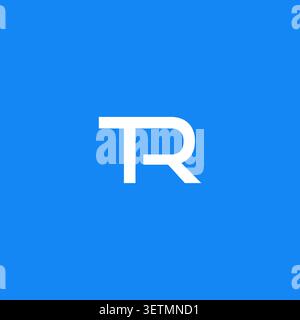 Letter TR Initial Logo Design Vector Stock Vector