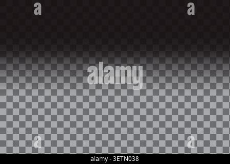 Grid transparency gradient features dark seamless vector pattern. It enhances web design and digital editor interfaces. eps 10 Stock Vector