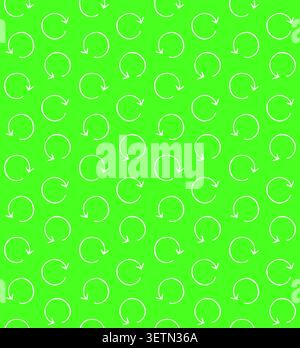 Vector seamless pattern of round arrow Stock Vector