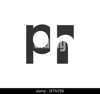 PH creative geometric initial based modern and minimal logo. Letter p h trendy fonts. Universal professional elegant techno vector design. Stock Vector