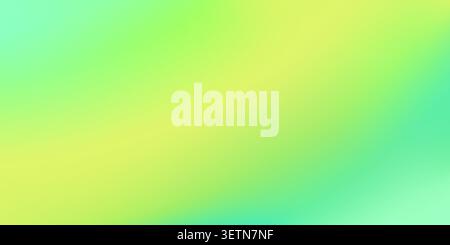 Soft neon lime gradient background, soft green lemon bg. Summer garden mint herbs, spring grass and leaves green yellow colors gradation backdrop. Neon lime gradient fluid background with blur effect Stock Vector