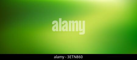 Greenish color gradient background. Green yellow blurred texture wallpaper. Summer season gradation backdrop for poster, banner, presentation, template, flyer. Vector fresh springtime theme bg Stock Vector