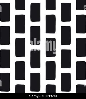 Vector seamless pattern of hand drawn dominoes Stock Vector