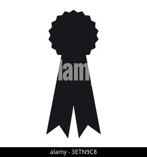 Vector flat rosette award Stock Vector