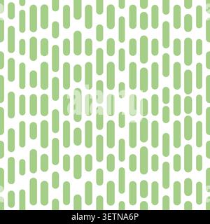 Abstract geometric pattern with stripes, lines. Seamless vector background. White and green ornament. Simple lattice graphic design Stock Vector