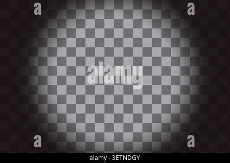 Grid transparency gradient features dark seamless vector pattern. It enhances web design and digital editor interfaces. eps 10 Stock Vector