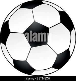 simple football icon isolated vector illustration Stock Vector
