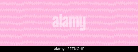 Watercolor baby stripe seamless pattern with pink horizontal wave lines in soft pastel tones, hand painted texture. Baby watercolor stripe pattern Stock Vector