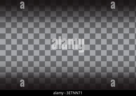 Grid transparency gradient features dark seamless vector pattern. It enhances web design and digital editor interfaces. eps 10 Stock Vector