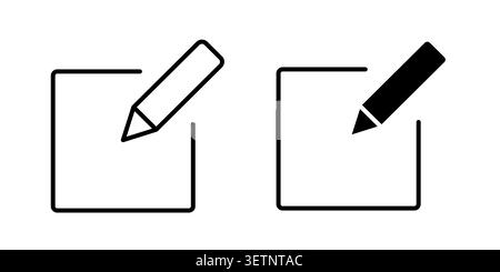 Edit icon for web projects. Stock Vector