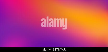 UV gradient background, leak and disco neon light pattern of abstract purple, pink, orange color waves. Ultraviolet and visible spectrum light gradient background from UV to rainbow colors gradation Stock Vector