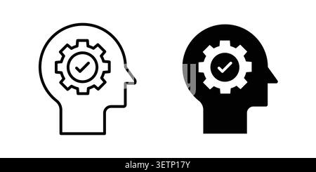 Interpretation icon for web projects. Stock Vector