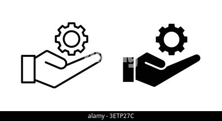 Service icon for web projects. Stock Vector