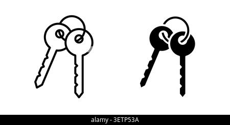 Keys icon for web projects. Stock Vector