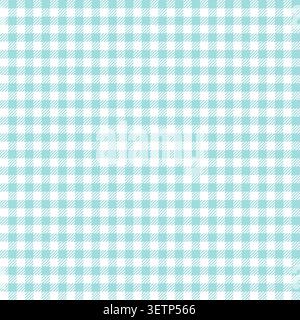 Check seamless pattern. Checks background. Repeated gingham patern. Scottish style design prints. Repeating tablecloth. Checkered plaid. Small table Stock Vector