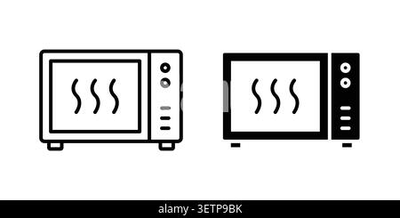 Microwave icon for web projects. Stock Vector