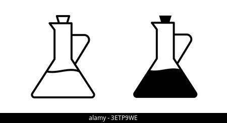 Vinegar icon for web projects. Stock Vector