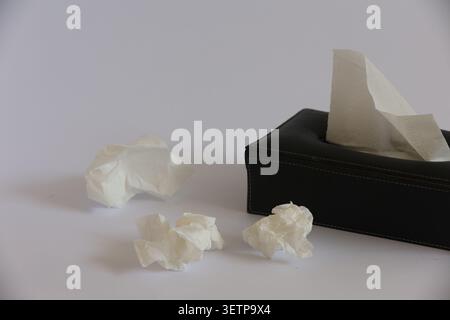 Colorful Rubber Bands in Clear Jar With Red Lid on White Background - Office Supplies Stock Photo