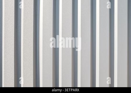 background is made of metal ribbed profile Stock Photo