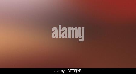 Abstract gradient background with soft blend of warm red, orange and brown hues Stock Photo
