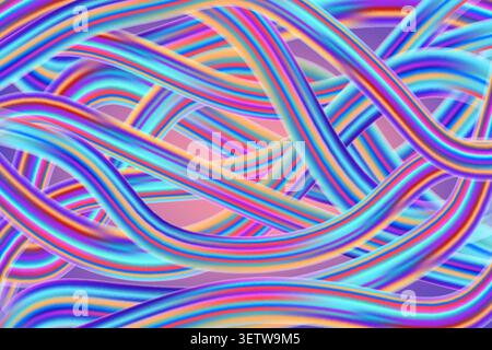 Abstract background with mess of brush strokes Stock Vector