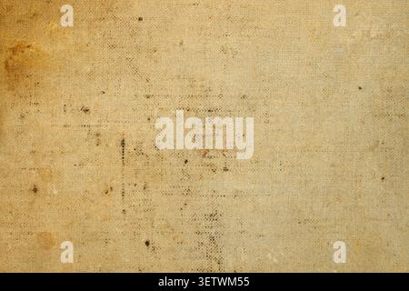 Distressed textures of old book covers, macro. Stock Photo