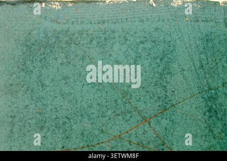 Distressed textures of old book covers, macro. Stock Photo