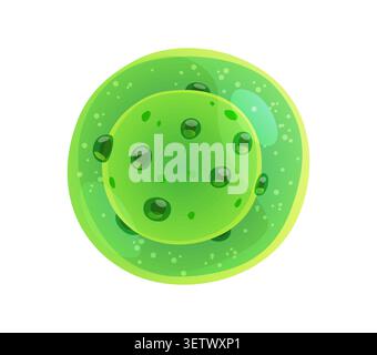 Ameba germ or bacteria bacillus microorganism Stock Vector