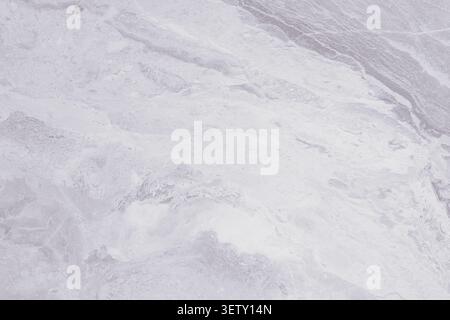 Abstract flat lay background of a light gray and white marble ceramic tile texture, showcasing elegant natural stone veins for modern luxury interior Stock Photo