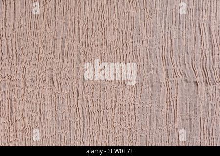 Vertical Crinkled Beige Fabric Texture Background Stock Photo