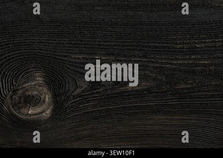 Dark Wood Background Texture with Knot Stock Photo